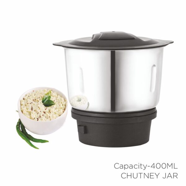 boss comfort 500w mixer grinder with powerful motor, 2 ss jars